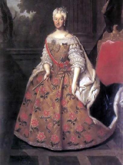 Louis de Silvestre Portrait de Marie-Josephe d'Autriche China oil painting art